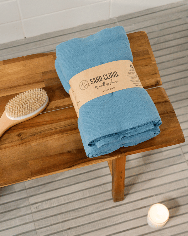 Terra Fringeless XL Bath Bundle - Slate Blue - 2 Pack - Image 6