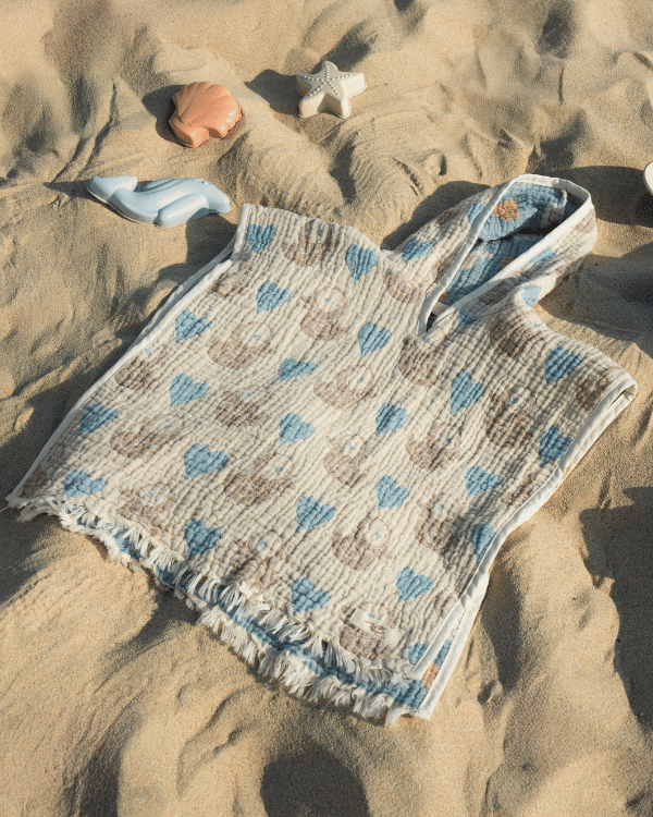 Ducky Gauze Hooded Poncho - Image 3