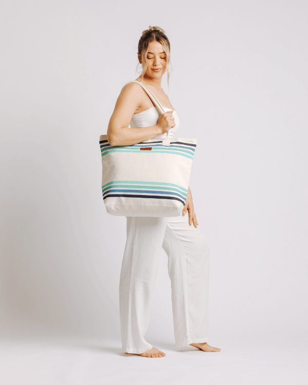 Border Classic Stripe Beach Tote - Image 6