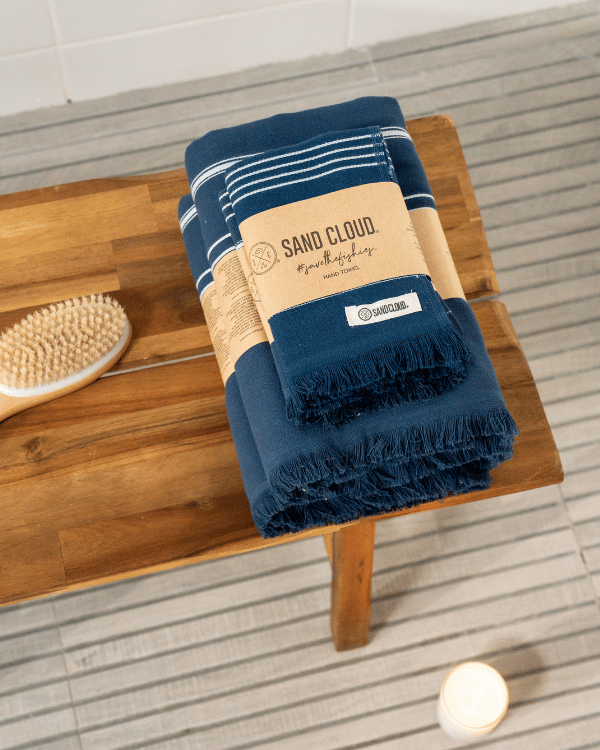 Classic XL Bath Bundle - Navy - Image 10