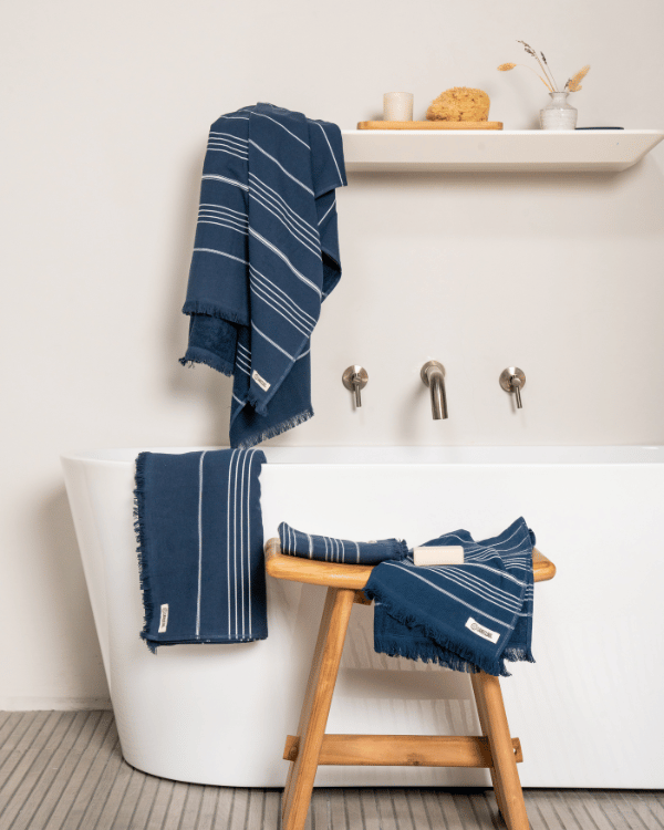 Classic XL Bath Bundle - Navy - Image 8