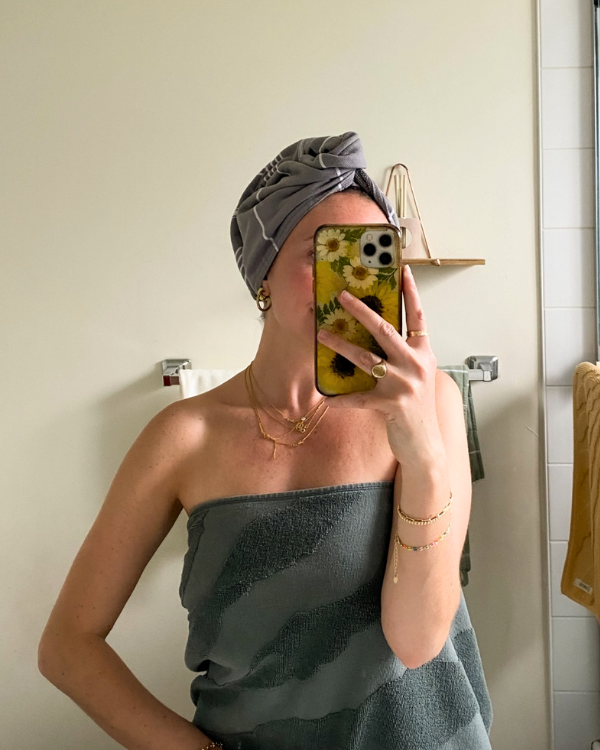 Classic Hair Towel - Grey - Image 5