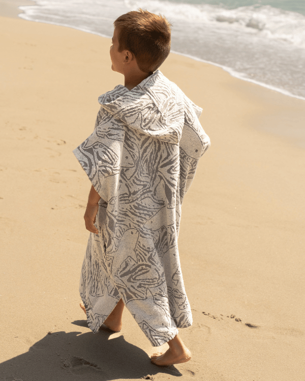 Sharks Hooded Poncho Youth - Image 3