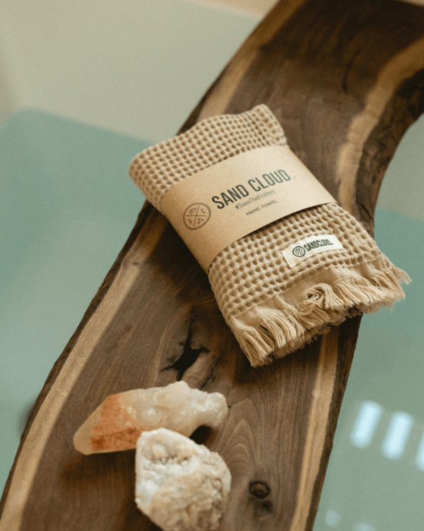 Micro Waffle Hand Bath Bundle - 2 Pack - Sand - Image 5