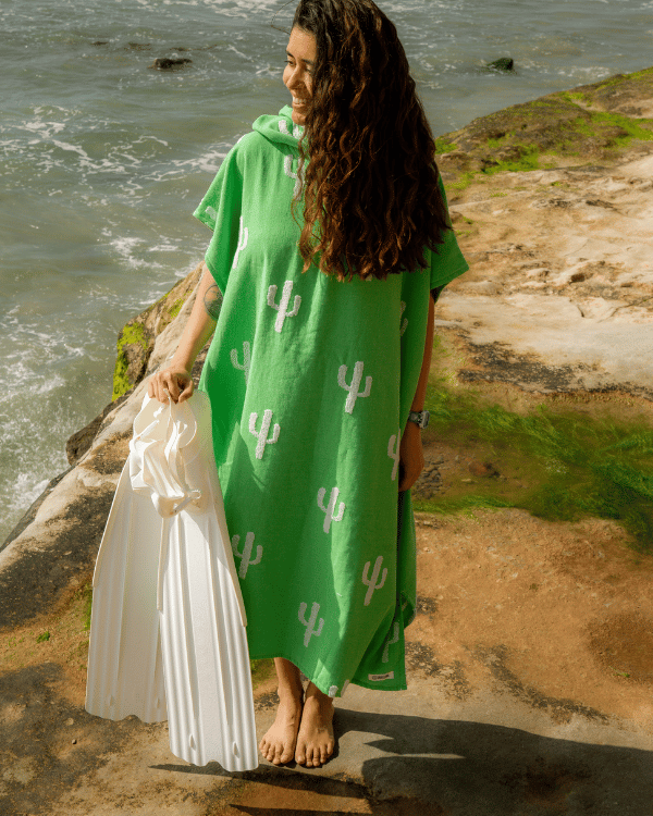Cactus Hooded Poncho - Image 3