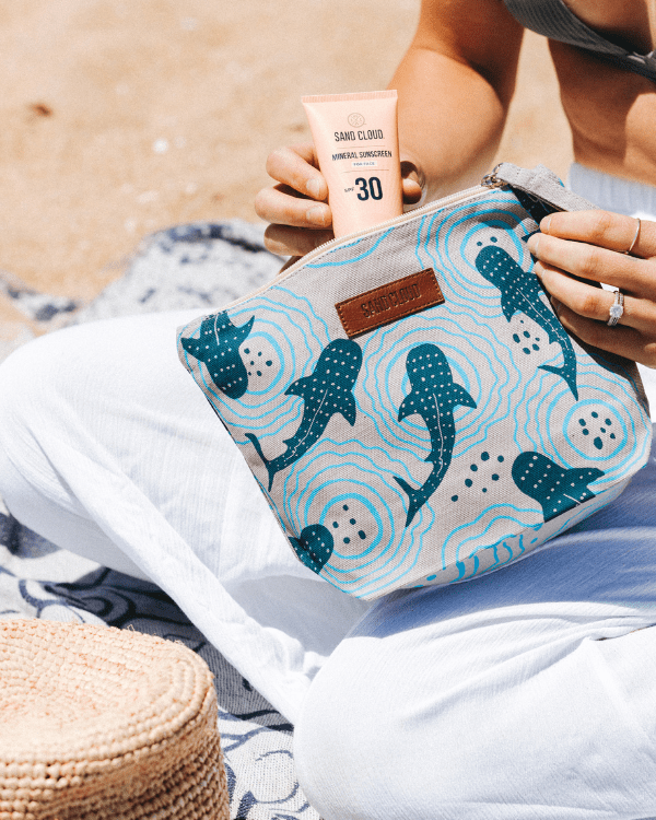 Shark Ripples Zipper Pouch - Image 5