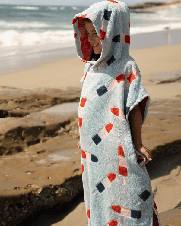 Popsicle Hooded Poncho Youth - Image 3