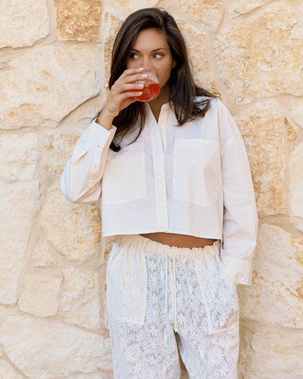 Kai Lace Crop Pant - Image 4