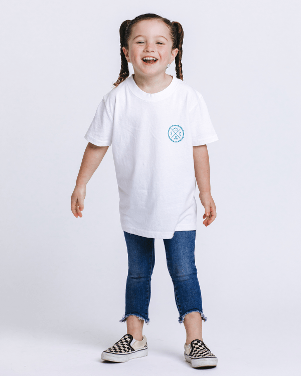 SC Whale Tail Kids Tee - White - Image 3