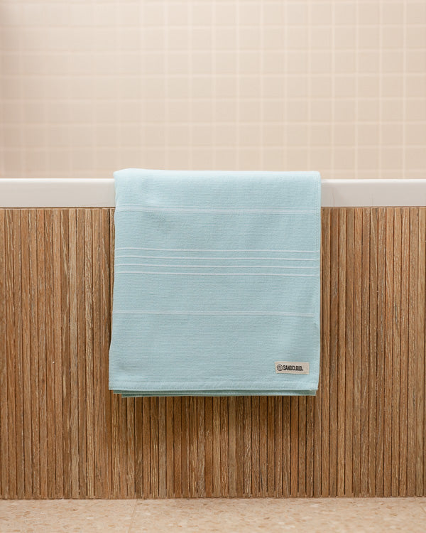 Alternative view of Classic Fringeless XL Bath Bundle 2 Pack - Seaglass