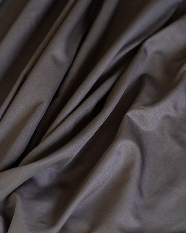Alternative view of Luxe Sateen Fitted Sheet Steel Grey