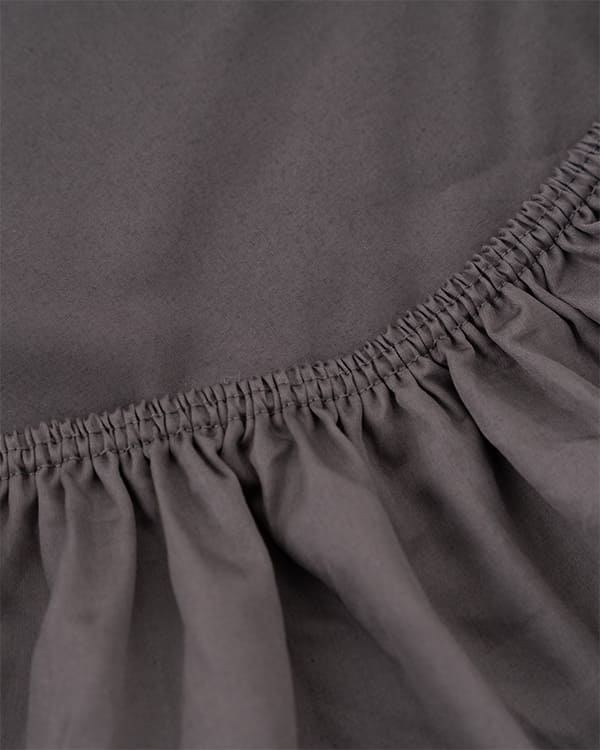 Luxe Sateen Sheet Set Steel Grey - Image 11