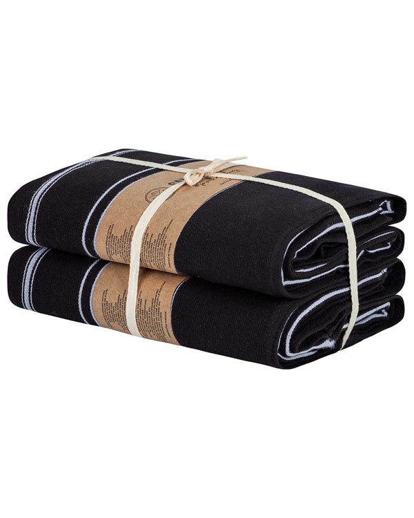Classic Fringeless XL Bath Bundle - Black - 2 Pack - Image 8