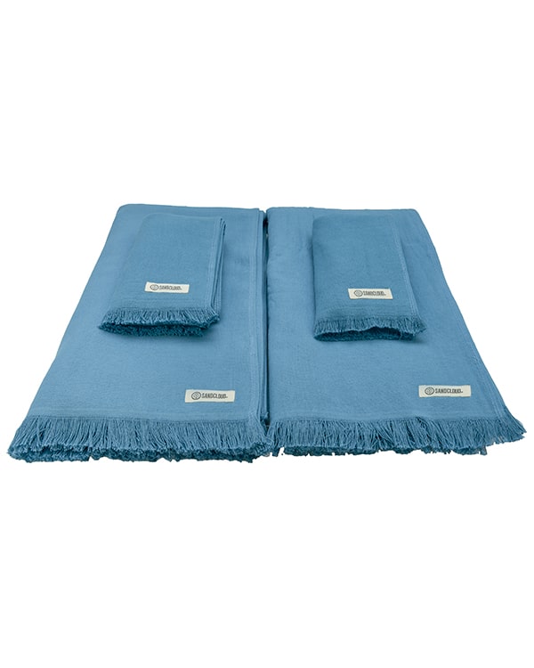Alternative view of Terra XL Bath Bundle - Slate Blue