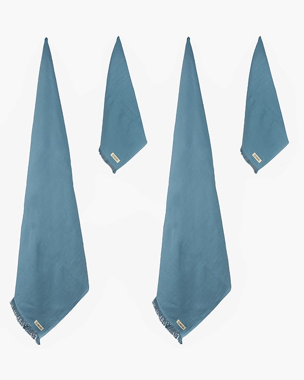 Terra XL Bath Bundle - Slate Blue - Image 12