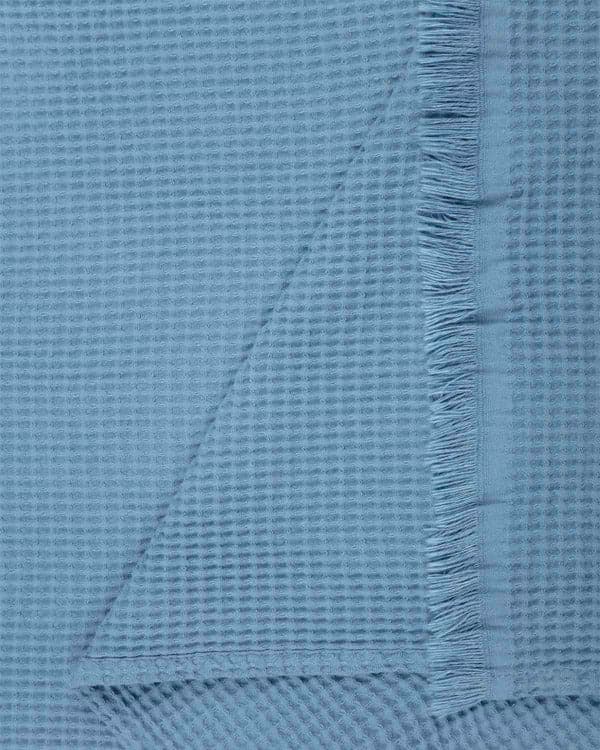 Micro Waffle XL Bath Bundle - 2 Pack -Slate Blue - Image 7