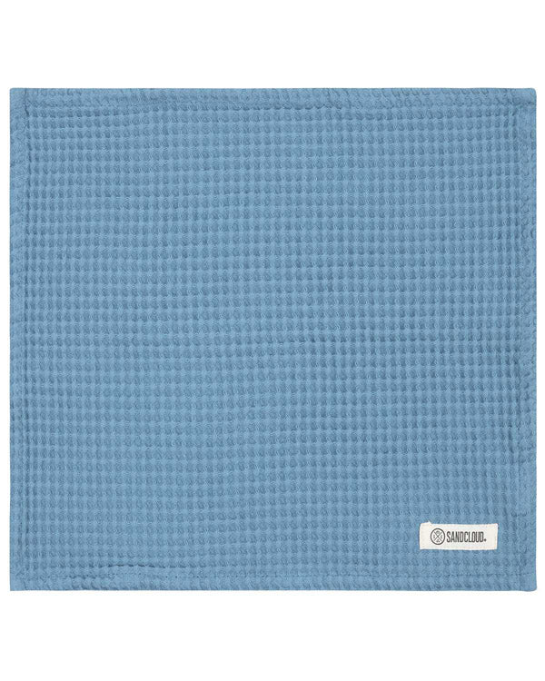 Micro Waffle Bath Washcloth Bundle - 6 Pack - Slate Blue - Image 4