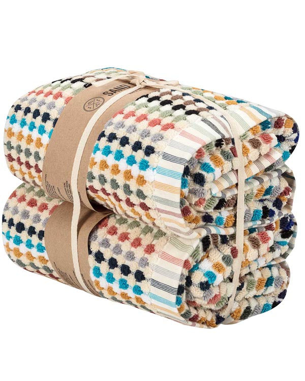 Stripe Polka Dot XL Bath Bundle - Image 4