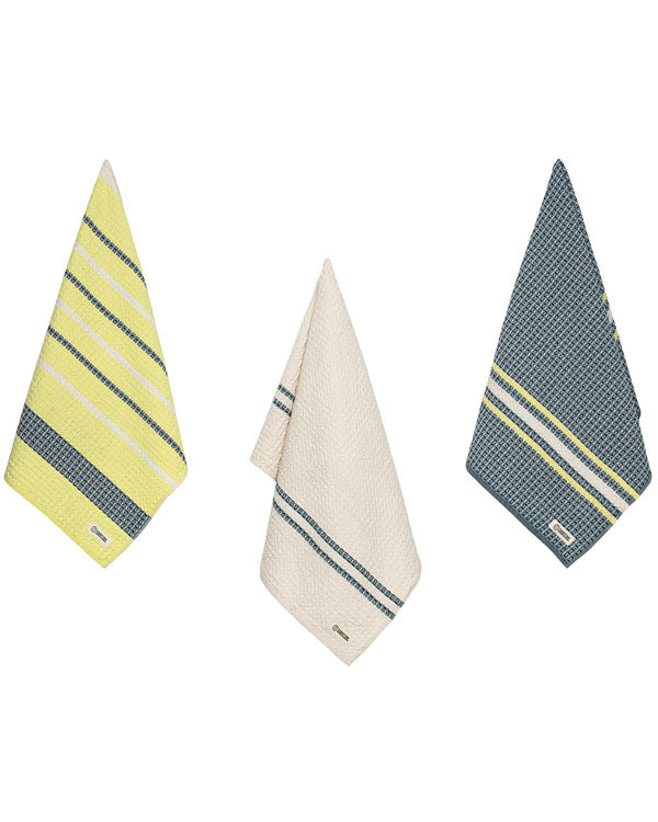 Verbena Waffle Kitchen Towel Bundle - Assorted 3 Pack - Image 8