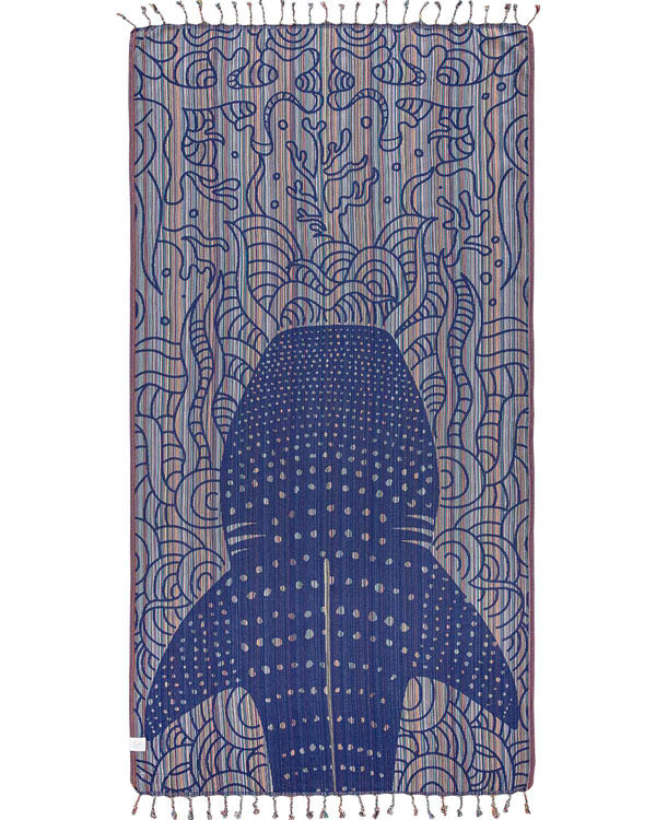Variegated Whale Shark Navy - Image 3