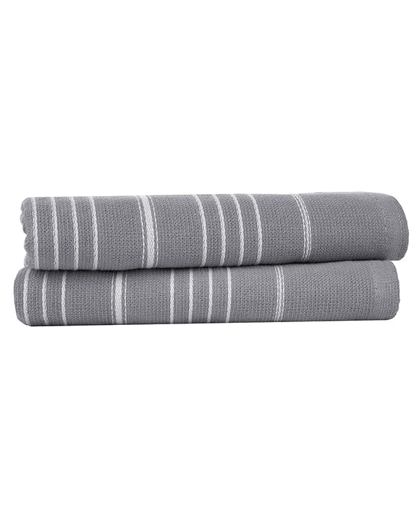 Alternative view of Classic Fringeless Hand Bath Bundle 2 Pack - Grey
