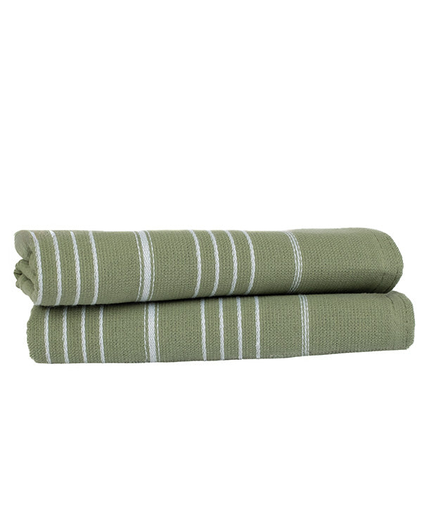 Alternative view of Classic Fringeless Hand Bath Bundle 2 Pack - Hedge Green