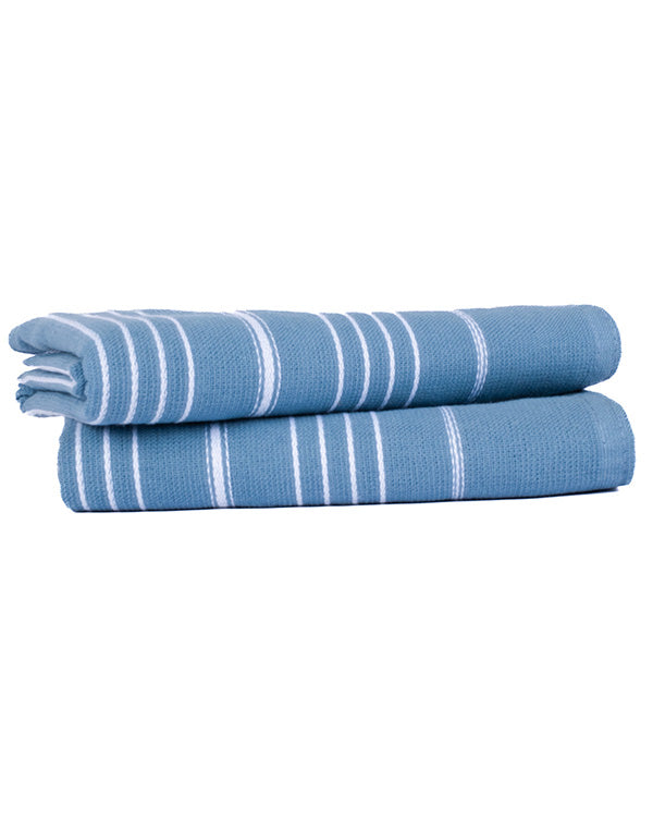 Alternative view of Classic Fringeless Hand Bath Bundle 2 Pack - Slate Blue