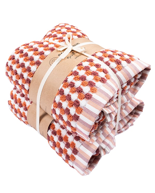 Flower Polka Dot XL Bath Bundle - 2 Pack - Image 6