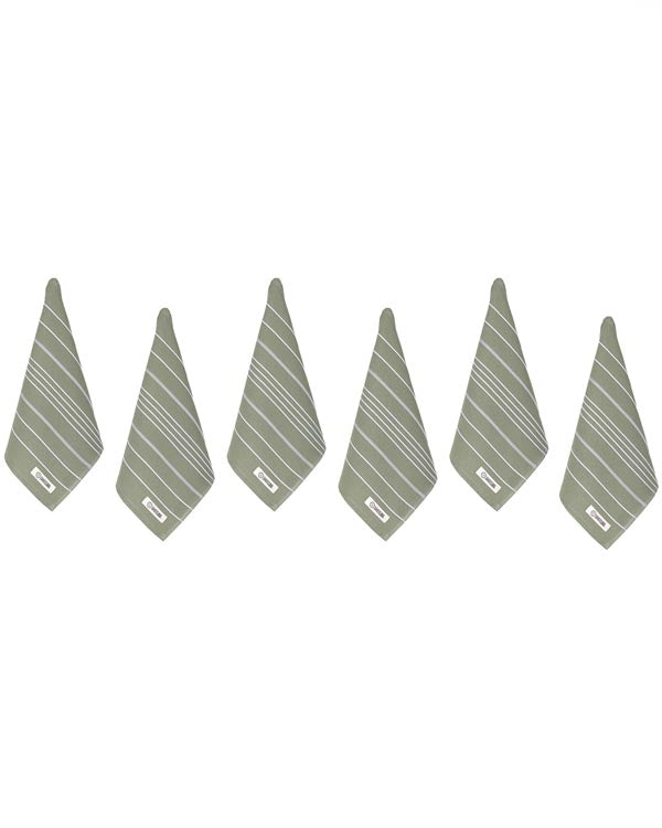 Classic Bath Washcloth Bundle- 6 Pack - Hedge Green - Image 4