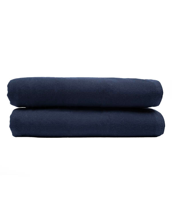 Terra Fringeless XL Bath Bundle - Navy - 2 Pack - Image 5