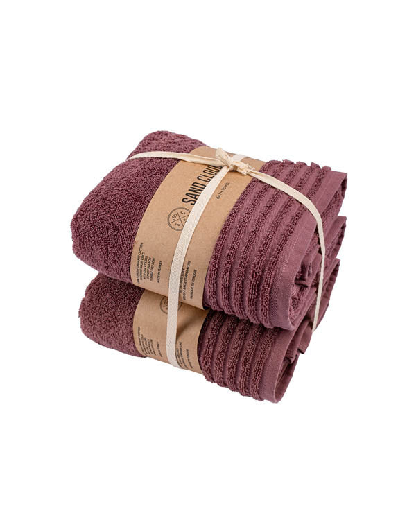 Cosmos Bath Bundle - 2 Pack - Mauve - Image 7