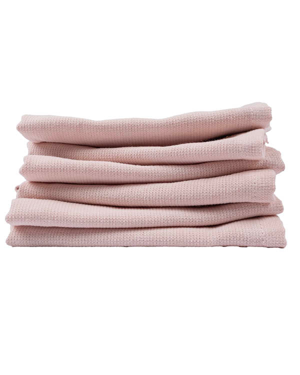 Alternative view of Terra Bath Washcloth Bundle 6 Pack - Calcite Pink