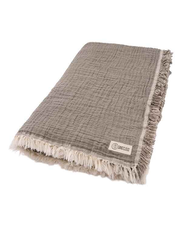 Senna Melange PARTY BLANKET Beige- Queen - Image 5