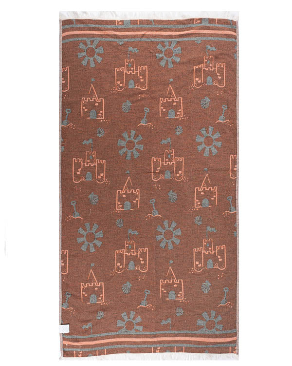 Alternative view of Sand Castle Kids Towel