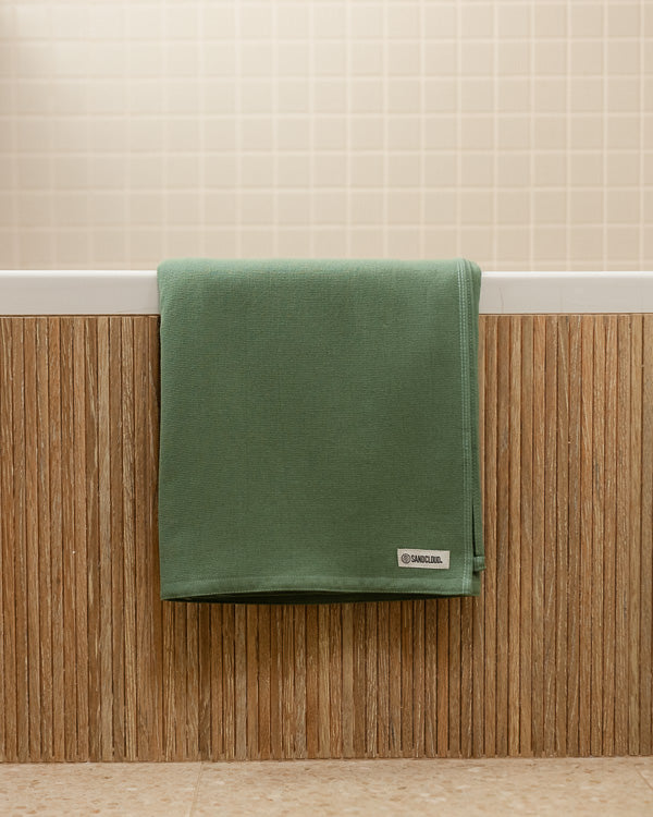 Alternative view of Terra Fringeless XL Bath Bundle 2 Pack - Hedge Green