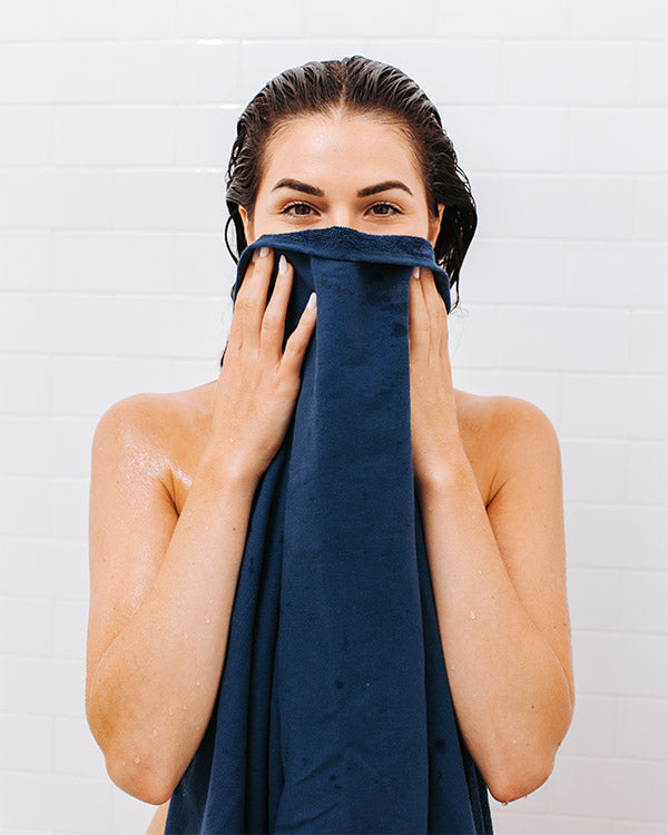Terra XL Bath Bundle 2 Pack - Navy - Image 8